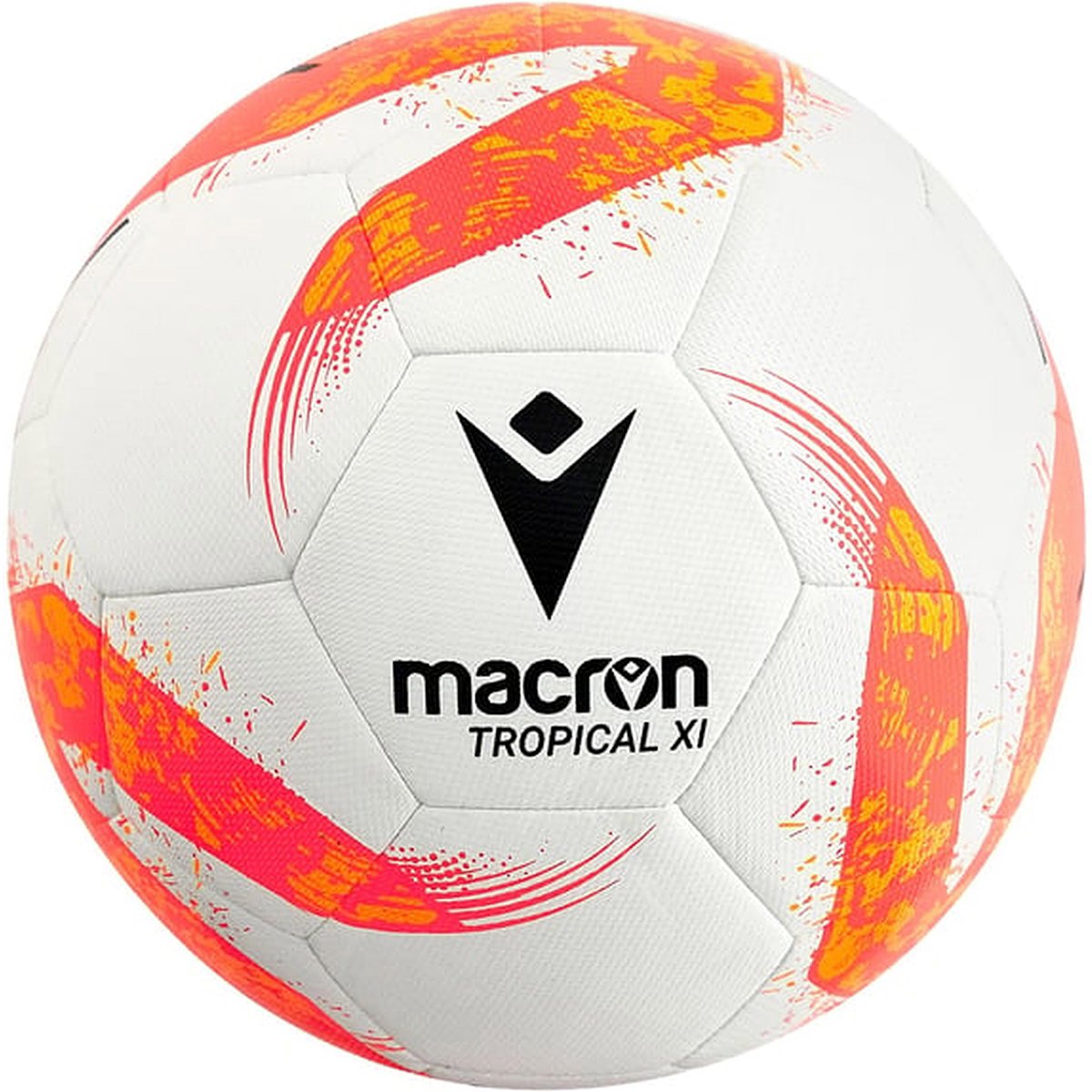 Macron Tropical XI Futsal Voetbal - Wit / Oranje | Maat: SZ. FUTSAL
