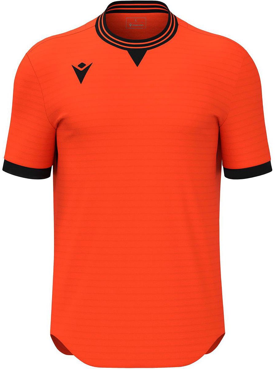 Macron Elves Shirt Korte Mouw Heren - Oranje / Zwart | Maat: 3XL