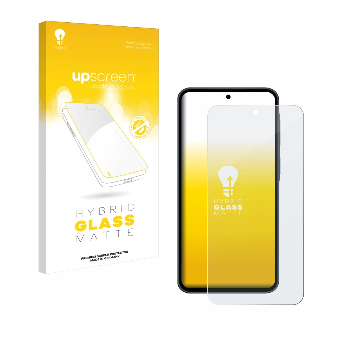 upscreen - Screenprotector voor Samsung Galaxy A37 5G - Folie Beschermfolie Beschermglas matte