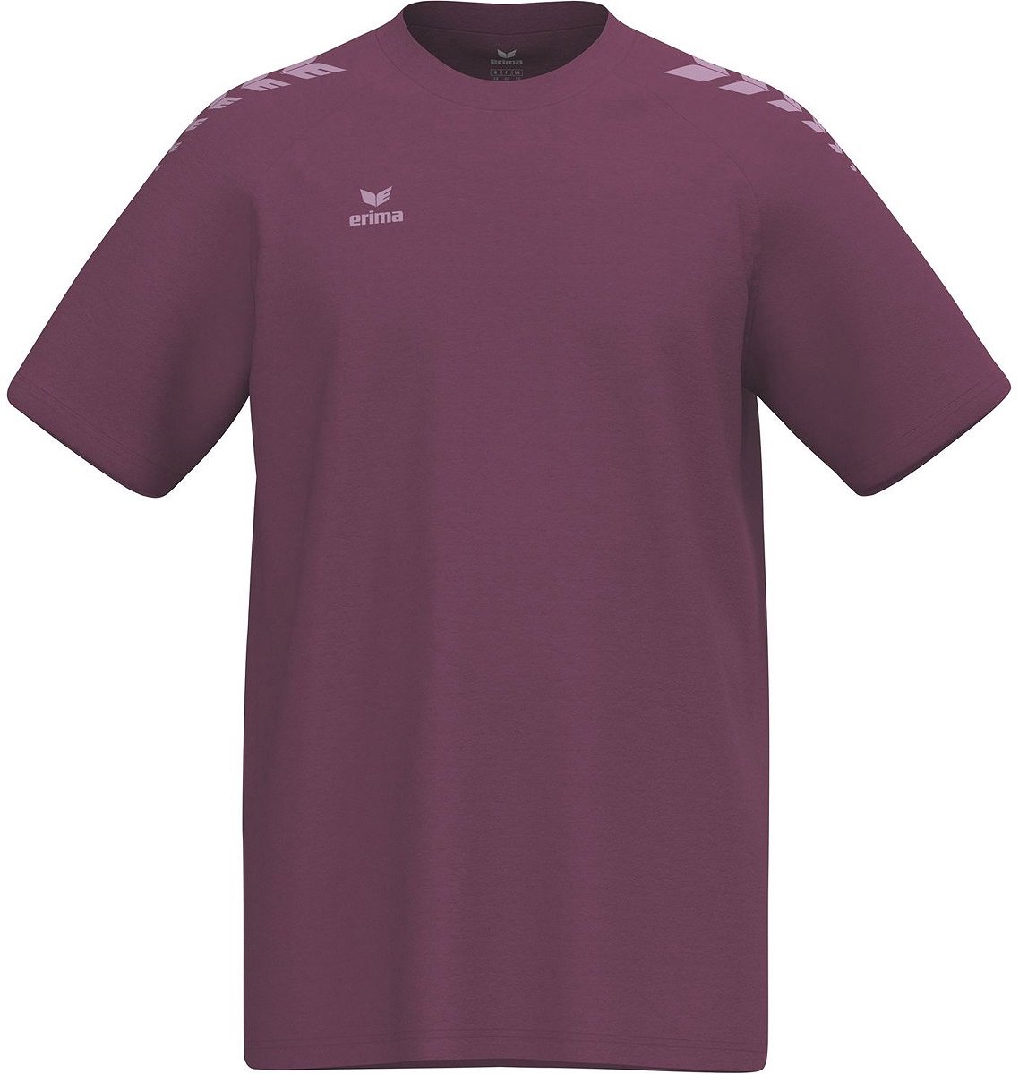 Erima Cmpt 3 Wings T-Shirt Heren - Burgundy / Lavender | Maat: XL