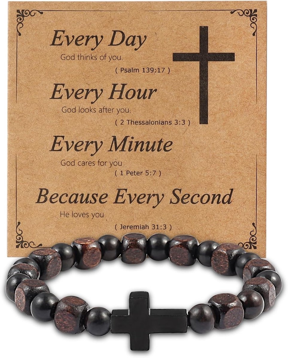 Houten Kralen Armband - Meditatie Mala - Dagelijks Dragen - Natuurlijke Stenen - Multicolor