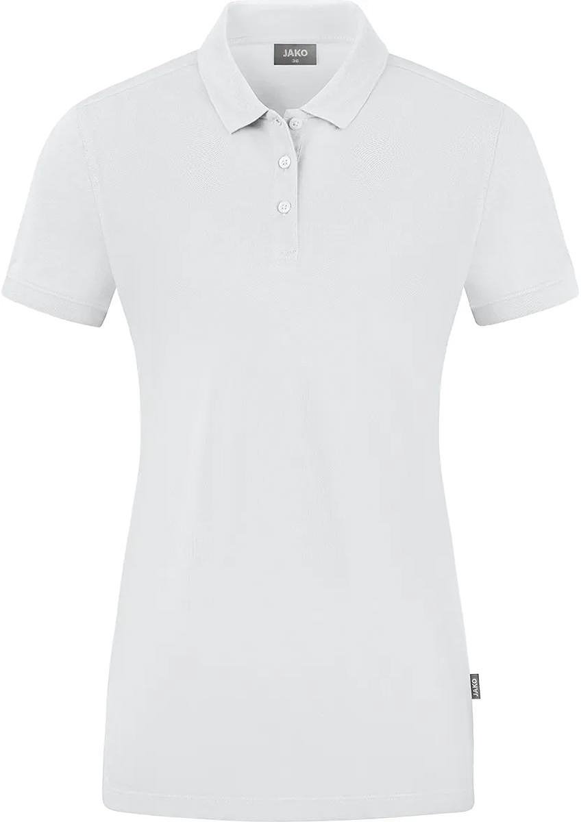 Jako Doubletex Polo Dames - Wit | Maat: 46
