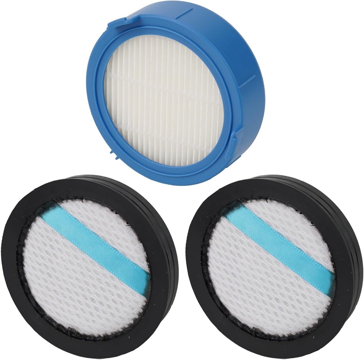 3 stuks stofzuigerfilterset voor AEG 8000 draadloze stofzuiger - 2 voormotorfilters + 1 hygiënische filter - wasbaar reguliere wisselfilter -voor thuis - kantoor - hotel