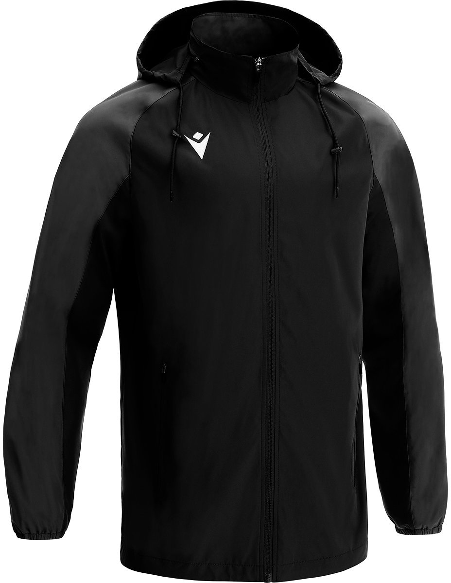 Macron Excellence Elbrus Regenjas Heren - Zwart / Donkergrijs | Maat: L
