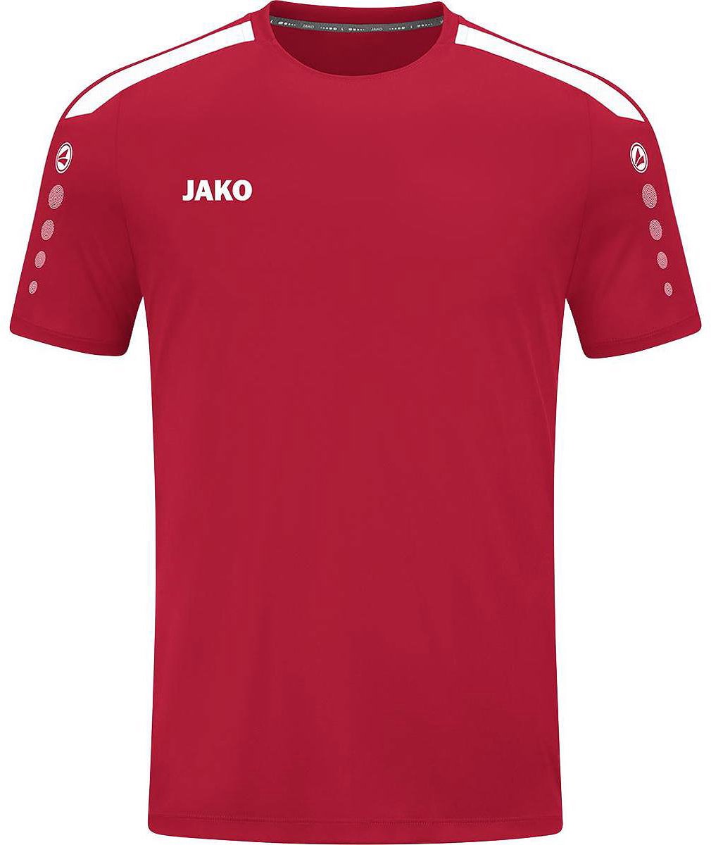 JAKO Shirt Power Korte Mouw Kind Rood Maat 152