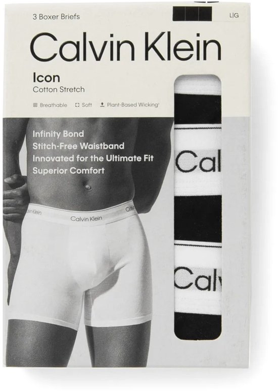 Calvin Klein Trunks Heren Onderbroeken - 3-pack - Zwart