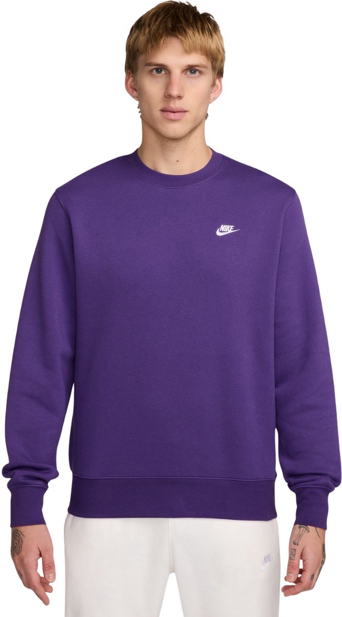 Nike Sweater Heren Club BB 2XL Paars