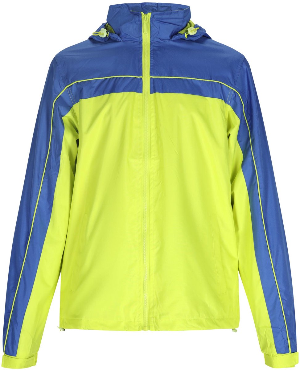 CALEY Jacke Limette Konigsblau