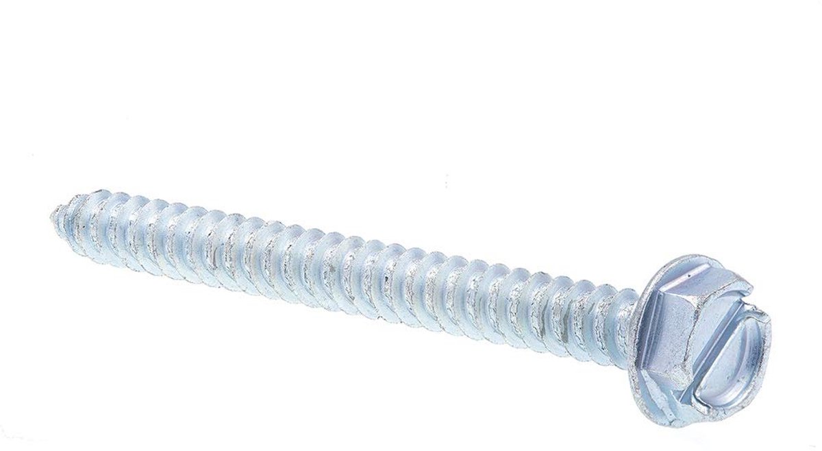 Metalen Schroef - Verzinkt Staal - Bevestigen Materialen - Zelftappend Ontwerp - 254 x 51 cm - Zilverkleurig