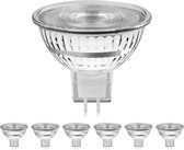LongLife LED Spotje met GU5.3 fitting - 12V Laagspanning - Warm wit licht - 5W (35W) - 6PACK