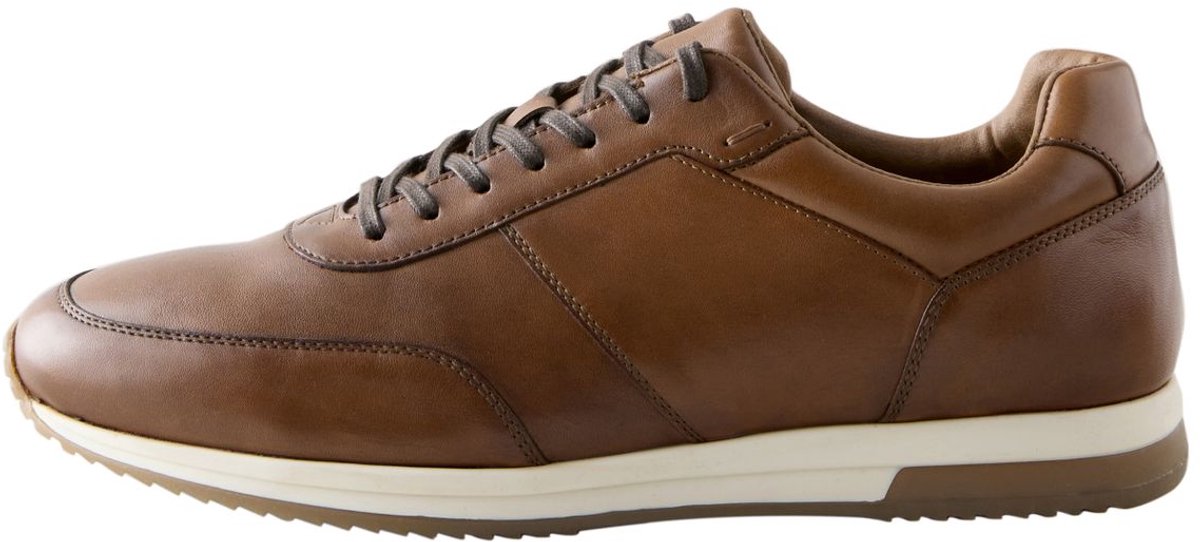Next - Heren - Nette leren sneakers - Bruin