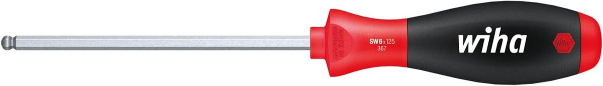 Kop Schroevendraaier - Zeskant Ball Head - Moeilijk Bereikbaar - Zwenkbaar Tot 25 Graden - 12 x 150 mm - Zwart