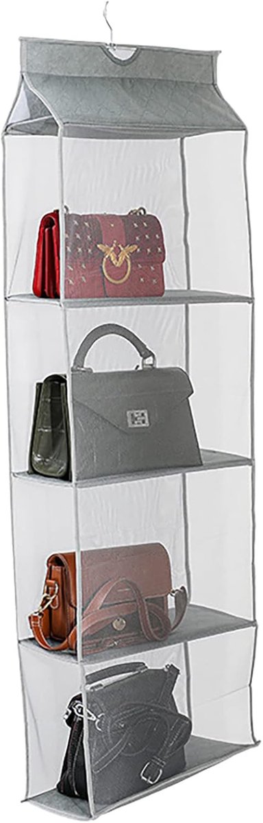 Hangende Organizer - Kast Opberger - Kleding Kast - Opvouwbaar Ontwerp - 4 Vakken