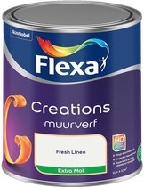 Blik Flexa Creations muurverf Extra Mat - Fresh Linen.