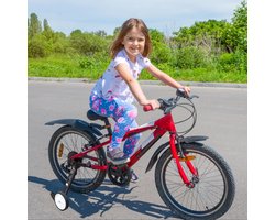 Stabilisatoren voor Kinderfietsen - Set van 2 Trainingwielen - Fiets Stabilisatoren voor Kinderfietsen - 45, 56, 55 cm - Variabele Snelheid