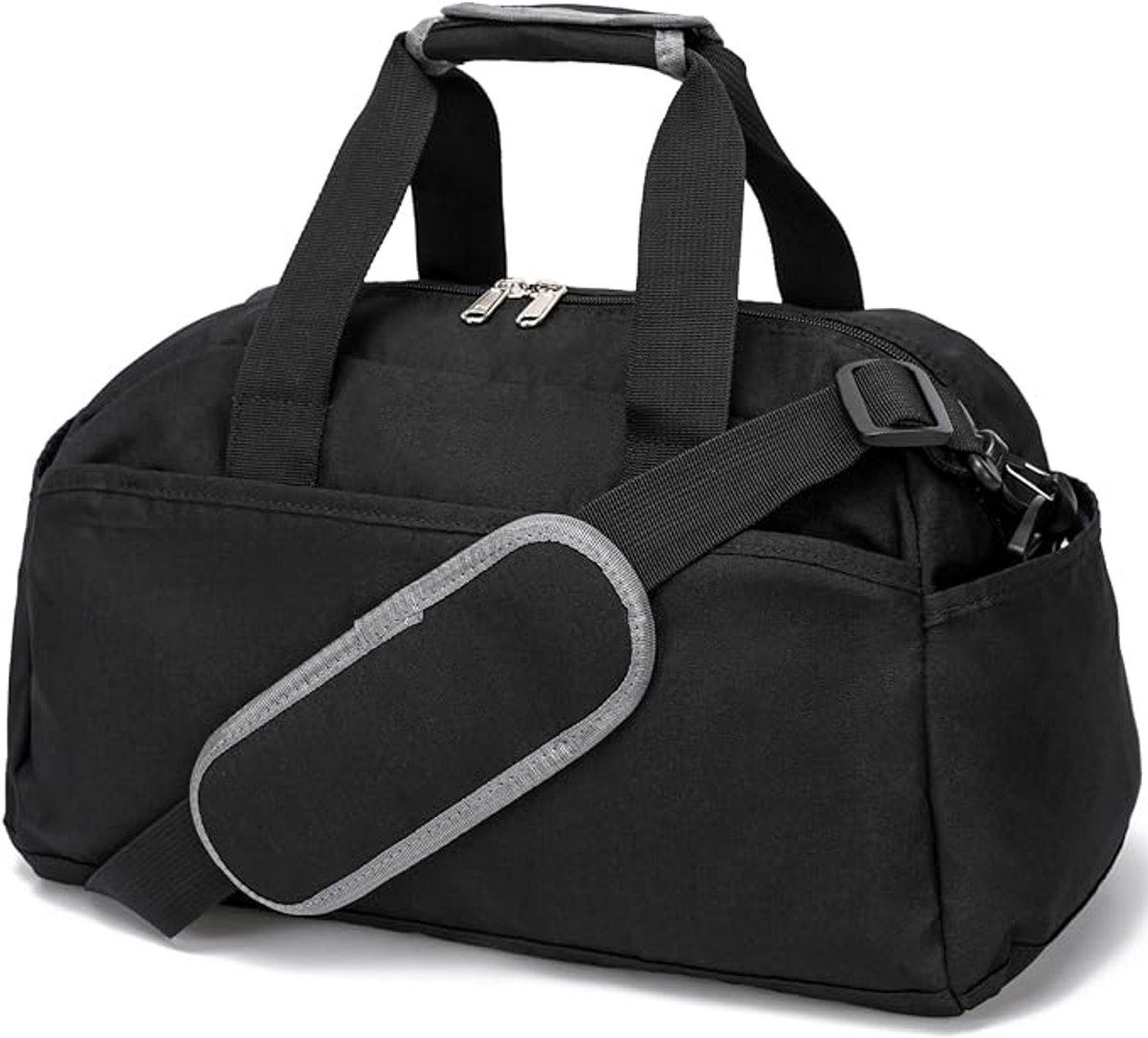 Kleine sporttas voor heren en dames, mini-reistas voor reizen en sport, lichtgewicht handbagagetas, 35,5 cm