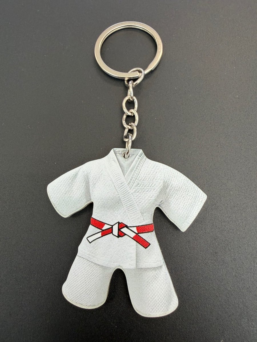 Sleutelhanger Gi | band | acryl | Blauw