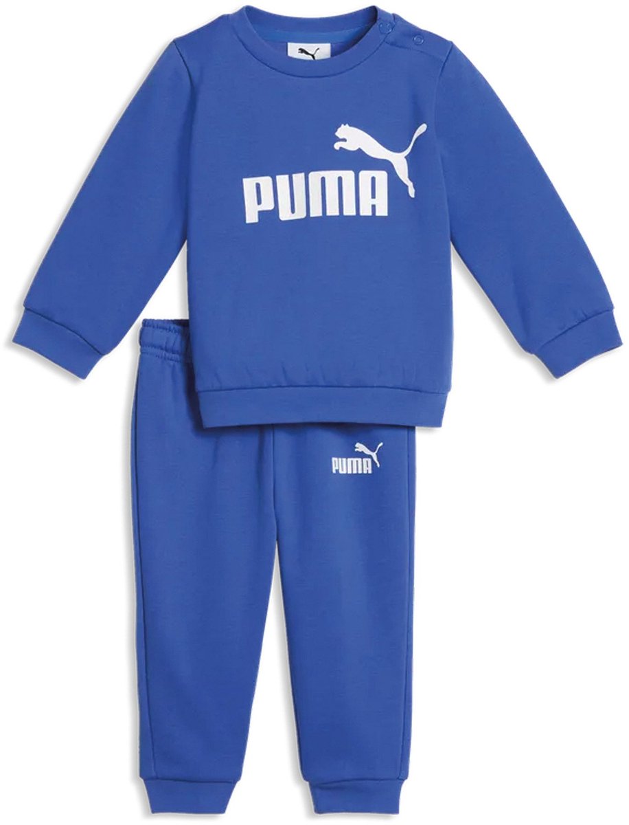 Puma Minicats ESS Crew Joggingpak Junior Blauw