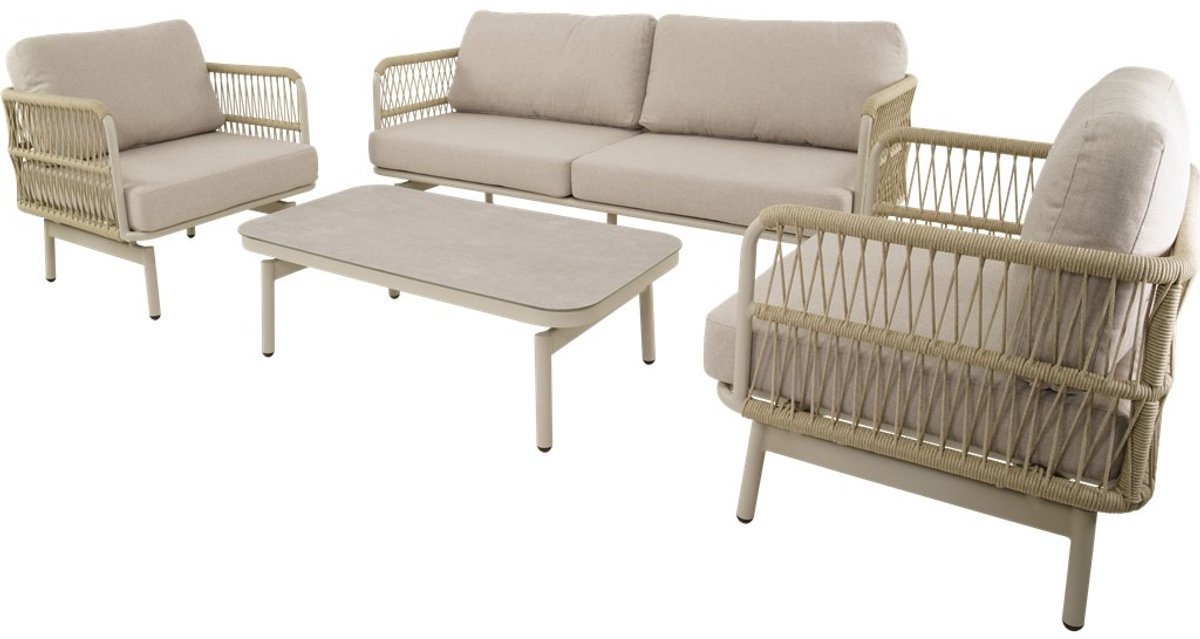 Lesli Living Lounge Set Akiro - Modular Garden Set Beige