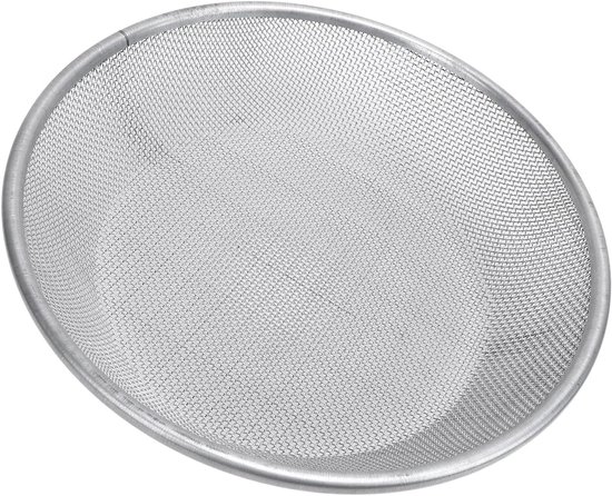 Grondzeef - Compost Zand Zeef - Tuinonderhoud - Roestvrij Staal - 30 Cm Diameter - Zilver — afbeelding 5