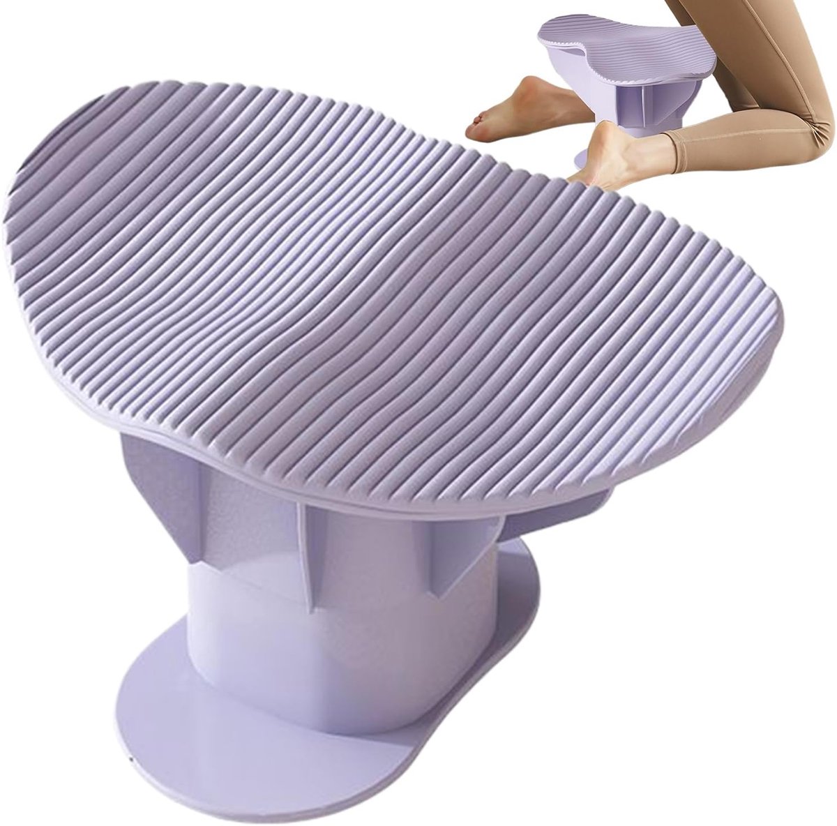 Billentrainer Heuptrainer - Fitness Apparaat - Lichaamsvorming Thuis - Multifunctioneel Ontwerp - 20 x 32 x 18 cm - Paars