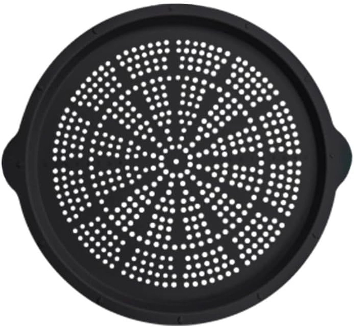 Pizzaplaat Siliconen - Bakmat - Oven Gebruik - Anti-aanbaklaag - Standaard Maat - Zwart