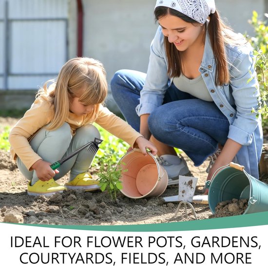 Onkruidverwijderaar Set - Onkruidsteker Tuin - Onkruid Vrij Maken - Roestvrij Staal - 40 cm Lengte — afbeelding 5
