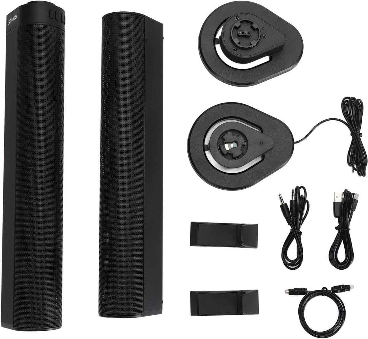 Draadloze Speaker Set - Home Cinema Geluid - Film en Muziek - Krachtige 3D Stereo - 44x25x8 cm