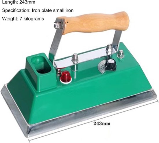 Biljarttafel Strijkijzer - Snooker Laken Onderhoud - Tafelkleed Glad Maken - Instelbare Temperatuur - 60-240 Graden - Zwart — afbeelding 4