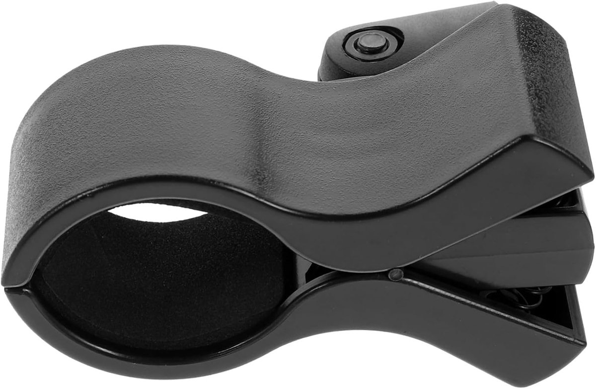 Microfoon Klem - Veerklem Houder - Microfoon Bevestigen - Verstelbare Pasvorm - 9.85x8.6x3.9CM - Zwart