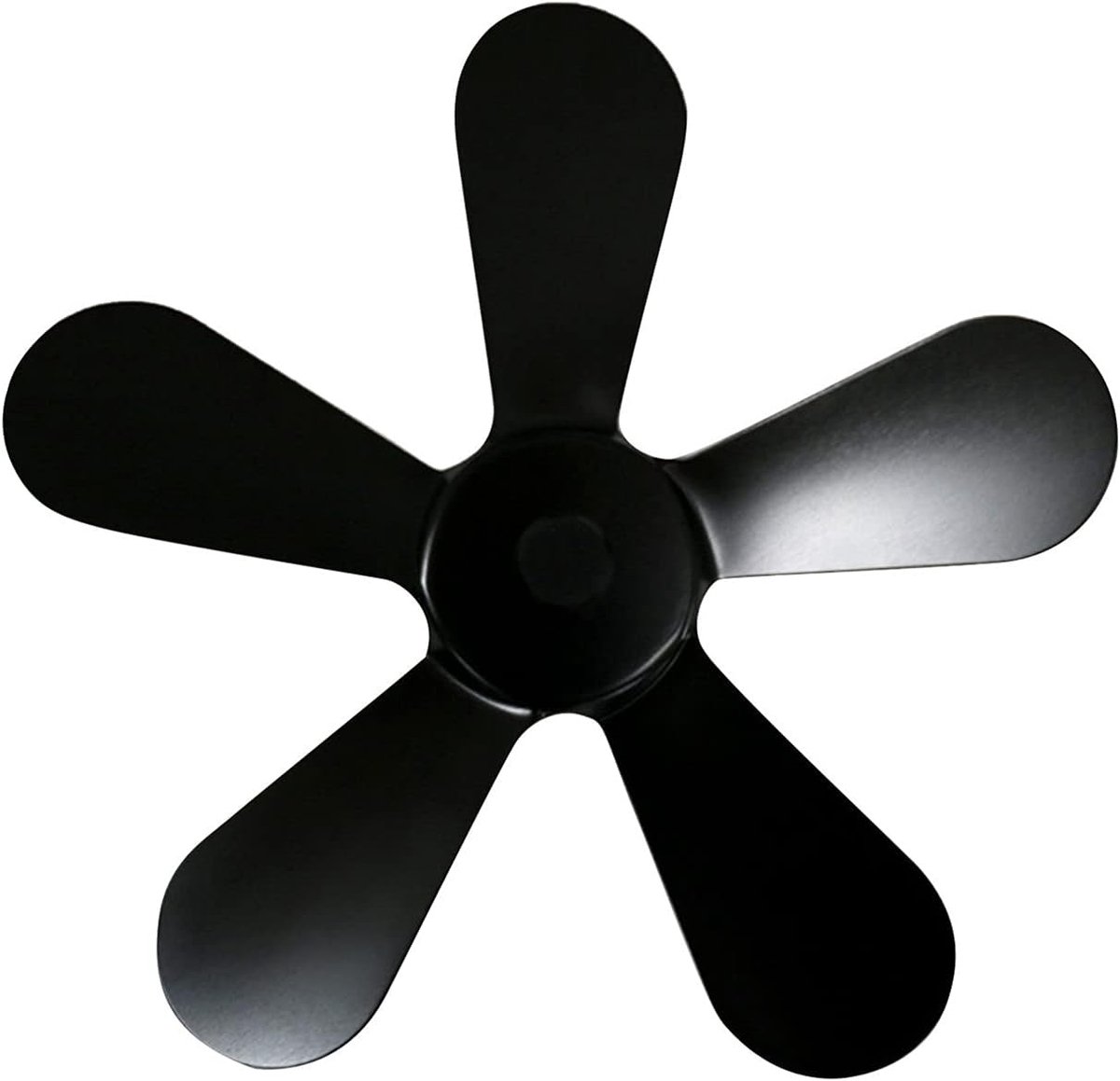 Haard Ventilator - Warmte Circulator - Efficiënte Warmte - Zonder Elektriciteit - 17.2cm Bladen - Zwart