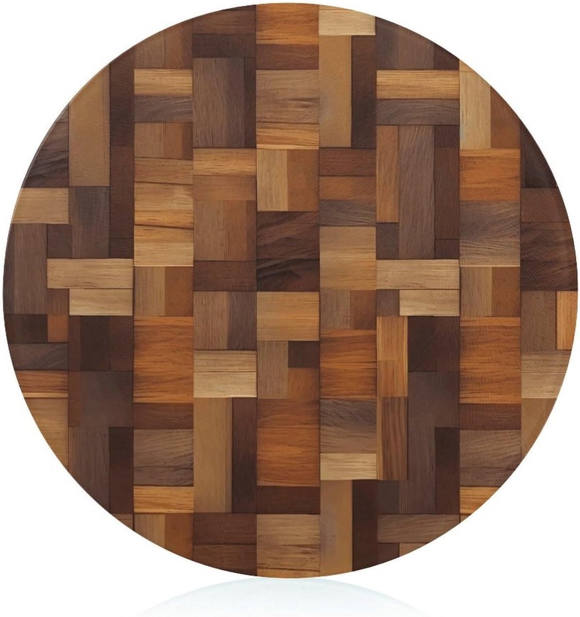 Hout Bedrukte Hakblok - Snijblok Keuken - Fruit Snijden - Verdikt Ontwerp - 20x20x0.6 cm