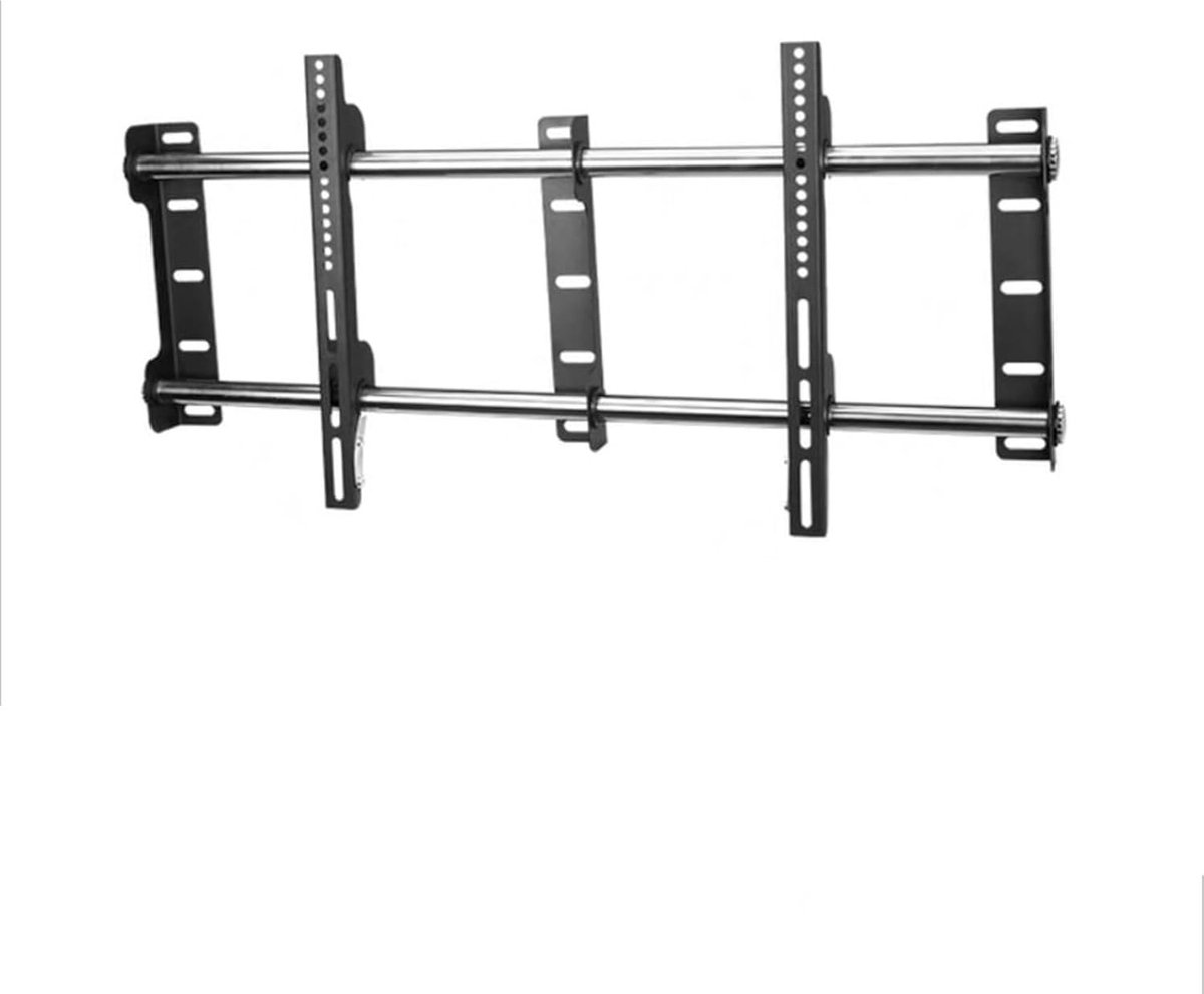 TV Wandmontage - Monitorhouder Rek - Vaste Wandmontage - Laag Profiel Ontwerp - 32-75 Inch - Roestvrij Staal