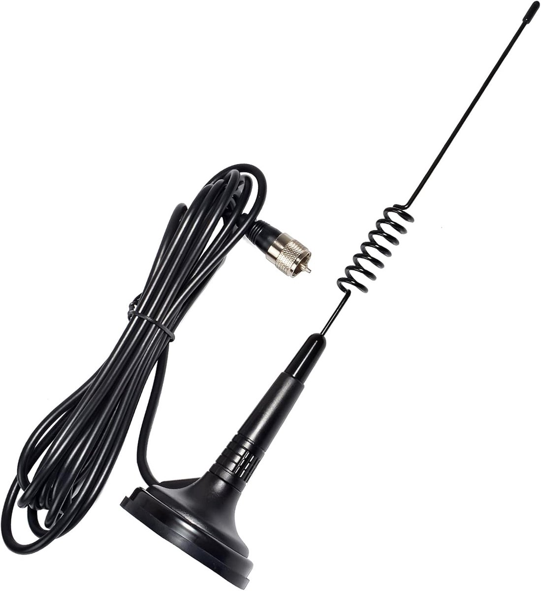 CB Radio Antenne - Magnetische Antenne - Mobiele Communicatie - PL259 Connector - 4 meter Kabel