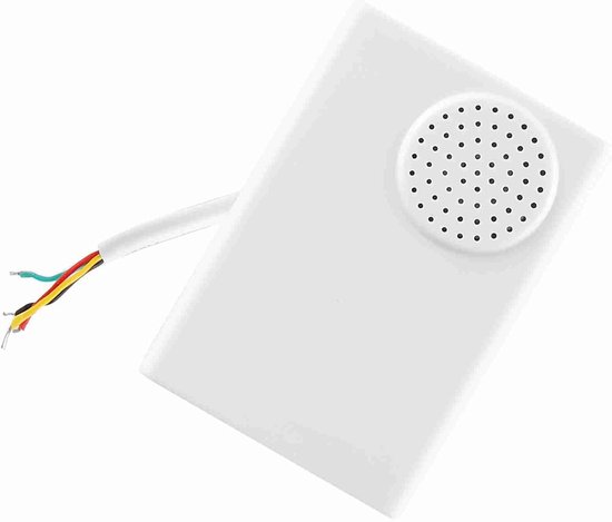 Bedrade Deurbel - Alarm Chime - Thuisbeveiliging Kantoor - Luid Helder Geluid - 9.98 x 6.99 x 3.99 cm - Wit — afbeelding 3