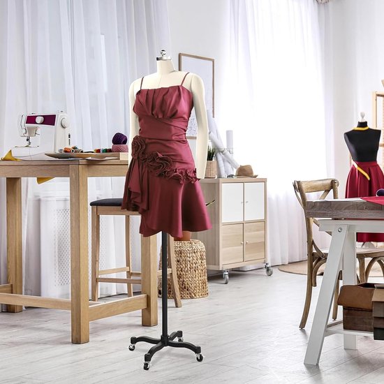 Verstelbare paspop - Kleermakerspop halve body - Kleding op maat maken - Met armen en pinnen - XXXL Model 92 — afbeelding 2