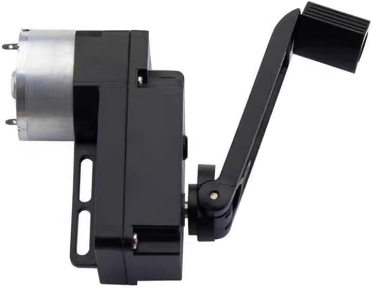 Handmatige Dynamo Oplader - Nood Generator - Stroom Opwekken - Draagbaar Compact - Metaal