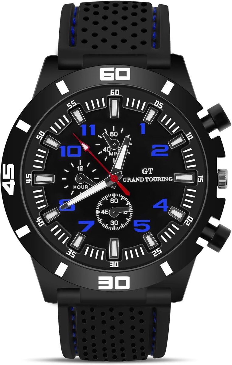Heren Horloge - Analoge Quartz - Zakelijk Casual - Siliconen Band - 15 x 5.9 x 2.2 cm