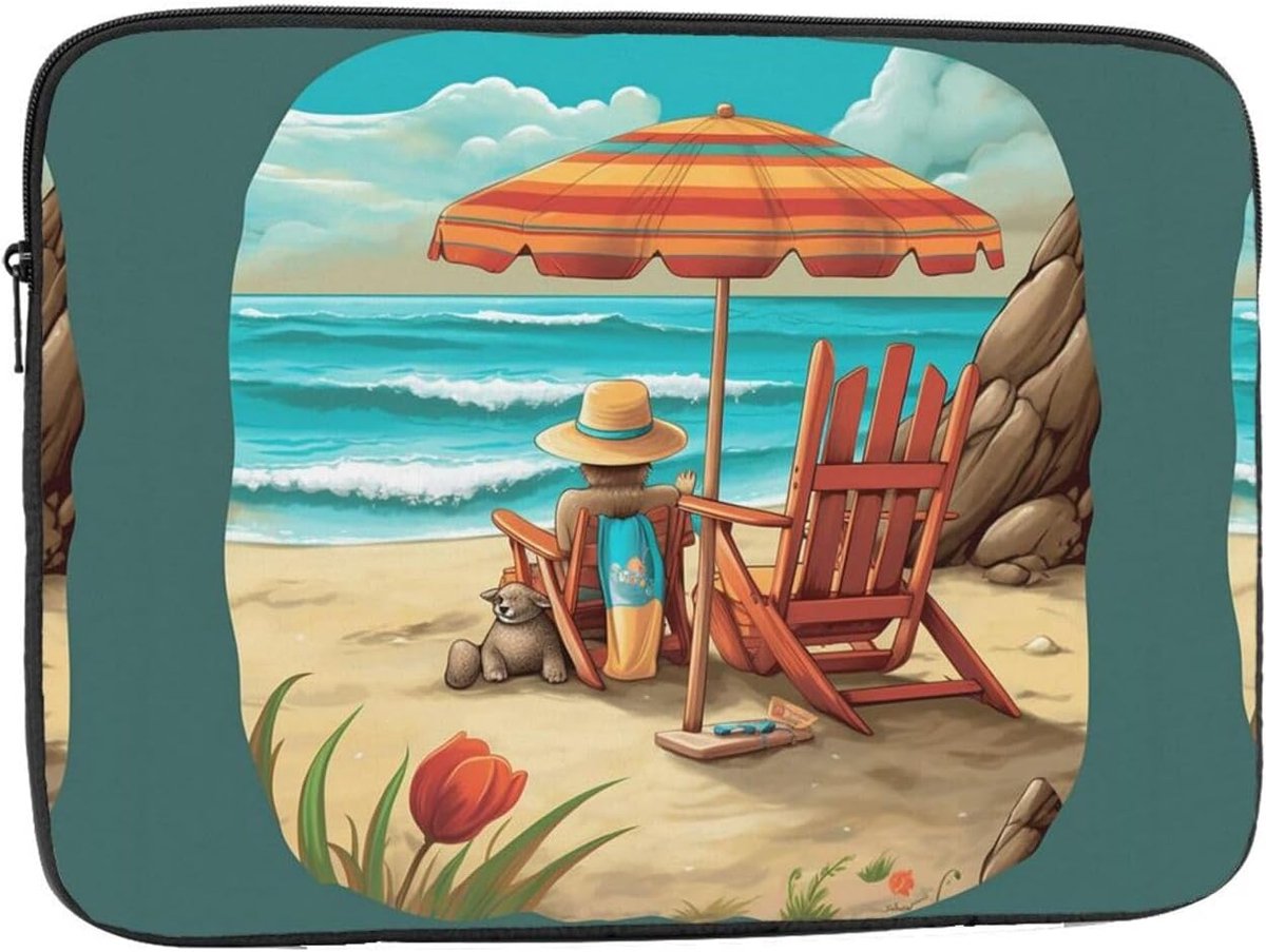 Laptop Sleeve - Computer Tas - Dagelijks Gebruik - Schokbestendig Ontwerp - 15 inch - Zwart