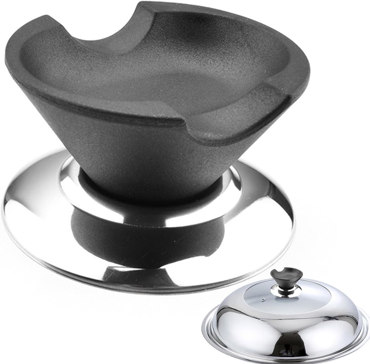 Dekselknop - Handvat Kookpan - Veilig Koken - Hittebestendig Bakeliet - 6.6 x 6.3 cm