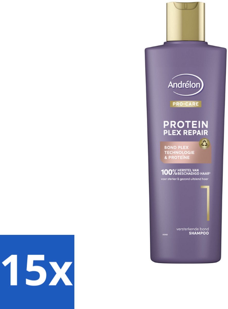 15 x Andrélon – Conditioner – Pro Care Protein Plex Repair – 250 ml - Voordeelverpakking - 15 stuks