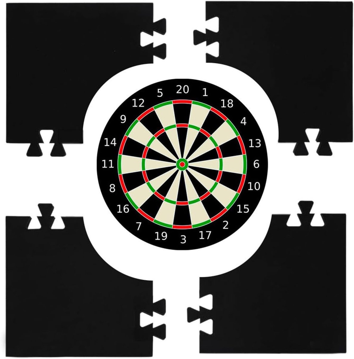 Dartbord Beschermer - Wandbescherming - Darts Spelen - Ruimtebesparend Ontwerp - 72x72cm