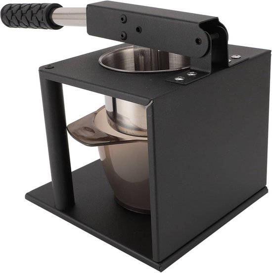 Handmatige Citruspers - Vruchtenpers Sapcentrifuge - Sap Extraheren - Arbeidsbesparende Handgreep - 22D x 19B x 18H cm - Zilver — afbeelding 5