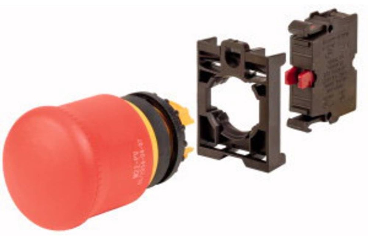 Drukknopschakelaar - Noodstop Knop - Apparatuur Bediening - Trekontgrendeling - 38 mm Diameter