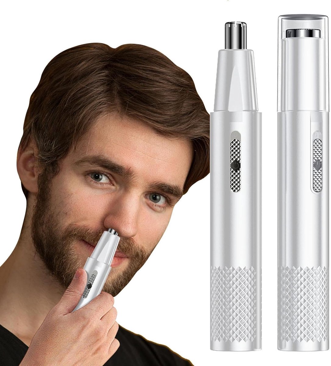 Neus Oor Trimmer - Gezichtshaar Verwijderaar - Persoonlijke Verzorging - 2-in-1 Functie - 15cm Lengte
