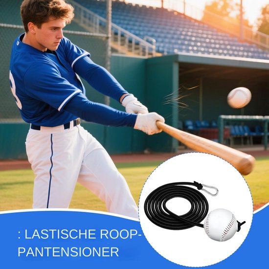 Honkbal Slagtrainer - Oefentrainer Sportartikel - Verbeter Slagvaardigheid - Draagbaar Verstelbaar - 22x14x8cm - Als foto — afbeelding 4