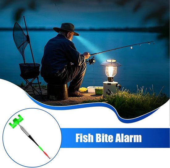 Vis Beet Melder - Indicator Vangst - Karper Vissen - Waterdicht Dag Nacht - 11.5 x 3 cm - Lichtgevend — afbeelding 5