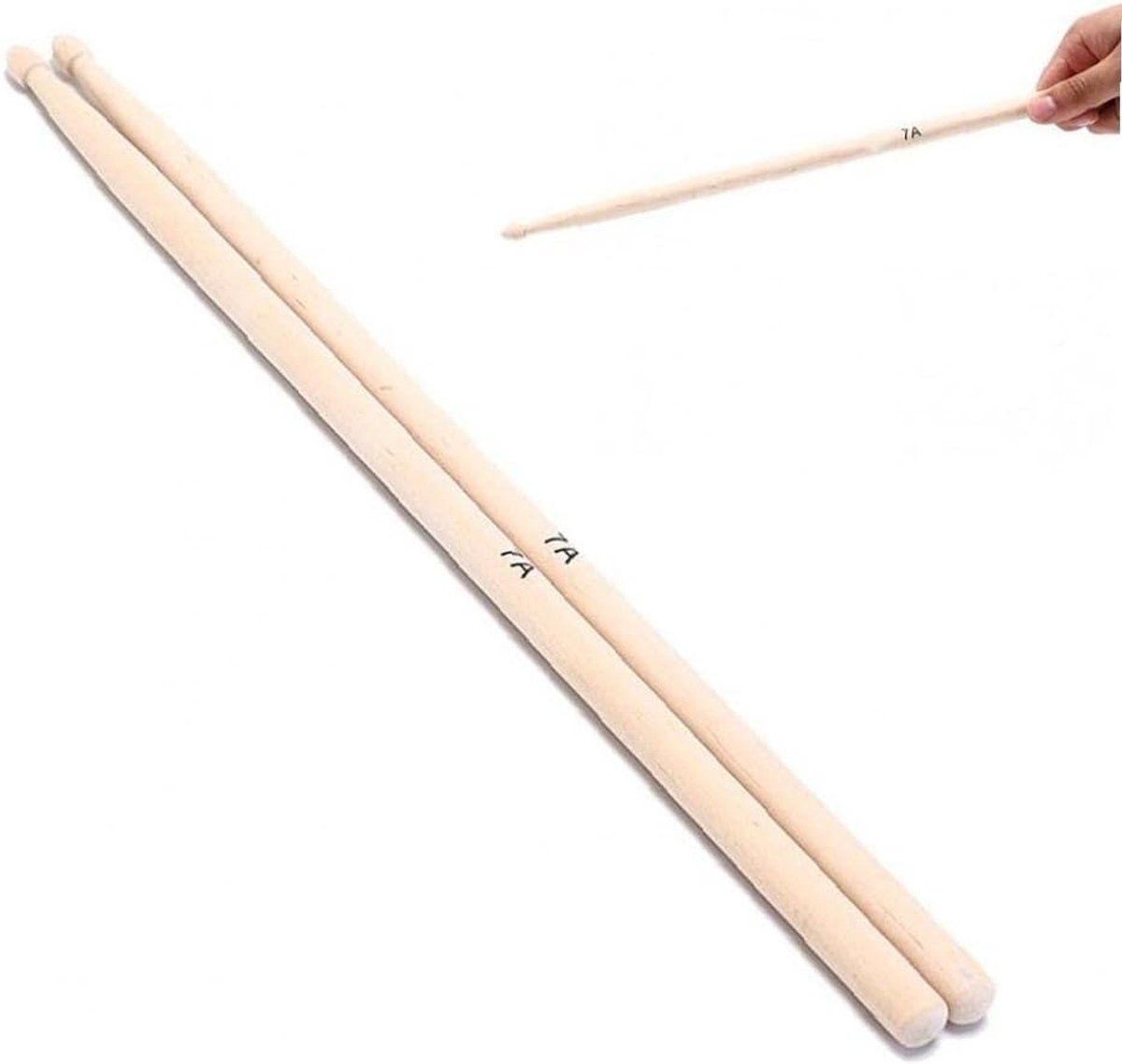 Drumstokken Paar - Muziek Percussie - Muziek Maken - Klassiek Esdoornhout - 40cm Lengte