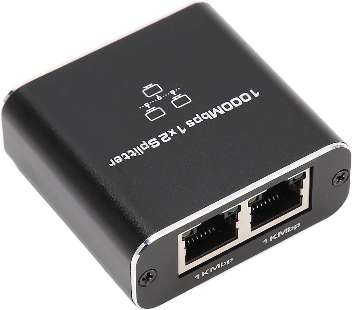Ethernet Splitter - Netwerk Adapter - Internet Verdelen - 1 Naar 2 Poorten - 1000Mbps Gigabit