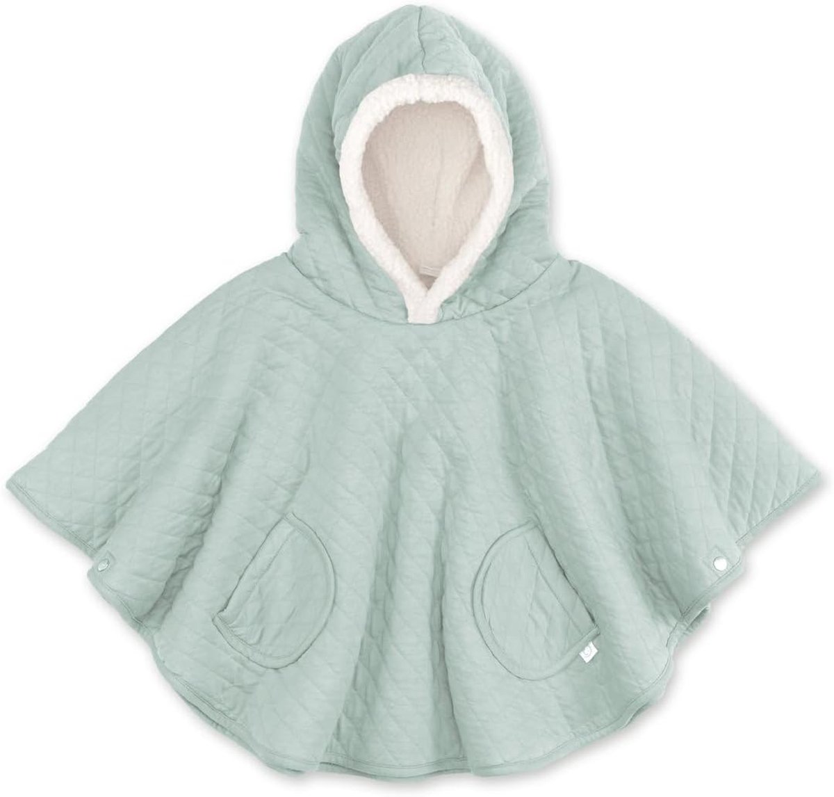 Reisponcho Gewatteerd - Baby Jas - Veilig Reizen - Teddy Voering - 70-110cm - Lunar
